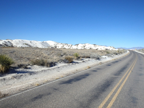 In White Sands, NM, looking at the Innerdunal Area.