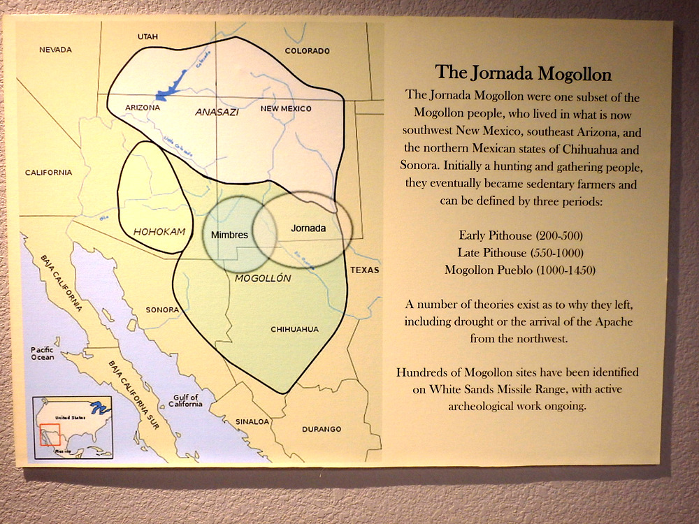 A chart of the local area's indigenous peoples from 200 AD to 1450 AD.