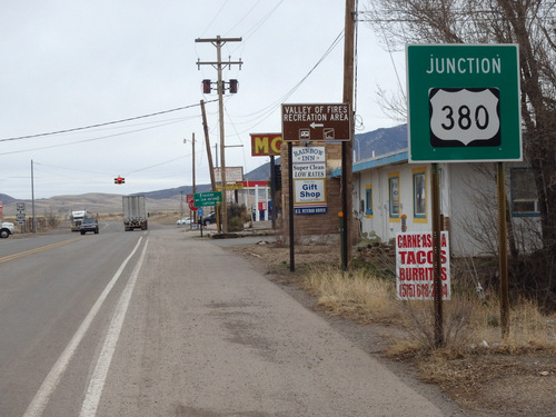 We turned Left from US-54 onto US-380.