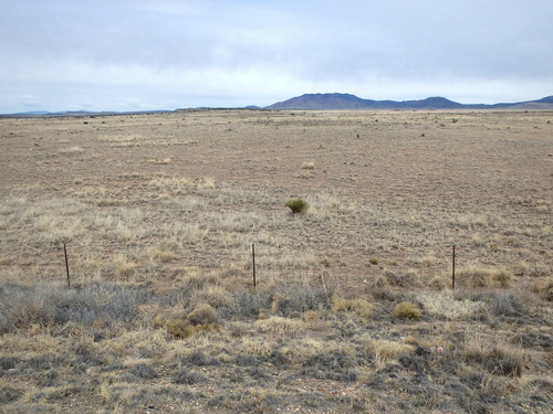 Looking North at the Jicarilla [Apache] Mountains.